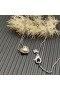 David Yurman Mban Cábla Collectibles Cookie Clasaiceach Pendant Croí Muince Sterling Silver le 18K Buí Óir 8.5 mm