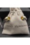 David Yurman Mban Classic Cábla Cuff Bracelet Sterling Silver le 18K Buí Óir agus Citrine 7mm