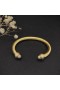 David Yurman Mban Classic Cablespira Cuff Bracelet i 18K Ór Buí le Diamonds 7mm