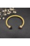 David Yurman Mban Classic Cablespira Cuff Bracelet i 18K Ór Buí le Diamonds Dearg 7mm