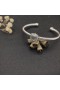 David Yurman Mban Classic Cablespira Stáisiún Bracelet Chufa Sterling Silver Bán le Diamonds 4mm