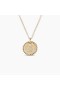 David Yurman Mban Tosaigh Charm Muince, 18K Buí Óir le Diamond D