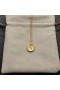 David Yurman Mban Tosaigh Charm Muince, 18K Buí Óir le Diamond N