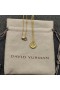 David Yurman Mban Tosaigh Charm Muince, 18K Buí Óir le Diamond N
