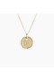 David Yurman Mban Tosaigh Charm Muince, 18K Buí Óir le Diamond P