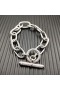 David Yurman Mban Madison Pavé Scoránaigh Bracelet Sterling Silver le Diamonds 20cm