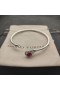 David Yurman Mban Petite Chatelaine Bracelet Bangle Airgid Sterling le Dearg Diamonds 3mm