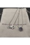 David Yurman Mban Petite Chatelaine Siogairlín Muince Sterling Silver le Aimitis 8mm
