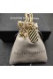 David Yurman Mban Petite Dealbhaithe Cábla Tag Amulet 18K Ór Buí 10mm