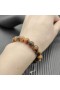 David Yurman Bhfear Spioradálta Coirníní Bracelet Sterling Silver le Tiger Súl 8mm