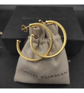 David Yurman Cablespira Cluaise Fonsa 18K Ór Buí Díol 42.3 mm