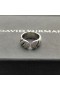 David Yurman 10mm Argento Diamante Anello a Spirale
