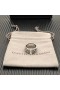 David Yurman 10mm Argento Diamante Anello a Spirale