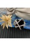 David Yurman Cable Wrap Anello in Argento con Onice Nero e Diamanti 20,4 mm