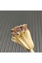 David Yurman Castellana Cuore Orecchini in Oro Giallo 18 carati con Morganite 8mm