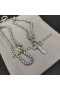David Yurman Esotici Croce di Pietra in Argento con Onice Nera 23mm
