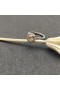 David Yurman Petite Castellana Pavé Lunetta Anello in Argento Sterling con Champagne Citrino e Diamanti 7mm
