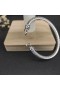 David Yurman Donna Fibbia Classico Cavo del Braccialetto dell'Argento Sterlina di 5mm