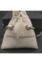 David Yurman Donne Classico Cavo di Bracciale Braccialetto in Argento Sterling con 14K Oro Giallo Citrino 5mm