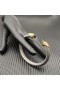 David Yurman Donne Classico Cavo di Bracciale Braccialetto in Argento Sterling, Oro Giallo 18 carati Con Diamanti Brown 7mm
