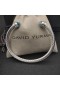 David Yurman Donne Classico Cavo di Bracciale a fascia in Argento con Diamanti Blu 5mm