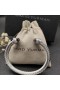 David Yurman Donne Classico Cavo di Bracciale a fascia in Argento con Pavé di Diamanti e Ametista 7mm