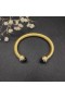 David Yurman Donne Classica Cablespira Bracciale a fascia in Oro Giallo 18 carati con Diamanti Neri 7mm