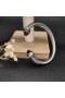 David Yurman Donne Classica Cablespira Bracciale a fascia in Argento con Diamanti Rossi 7mm