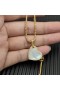 David Yurman Donna Elementi di Cuore Amuleto 18K Oro Giallo con madreperla e Diamanti il 18,7 mm