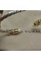 David Yurman Donna Helena Bracciale Braccialetto in Argento Sterling, Oro Giallo 18 carati Con Perle e Diamanti 4mm