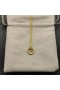 David Yurman Donne Iniziale di Fascino Collana in Oro Giallo 18 carati con Diamante G