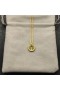 David Yurman Donne Iniziale di Fascino Collana in Oro Giallo 18 carati con Diamante J