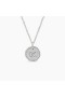 David Yurman Donne Iniziale di Fascino Collana in Argento con Diamante K