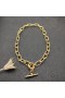 David Yurman Donna Madison Toggle Collana a Catena in Oro Giallo 18 carati 11mm