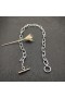 David Yurman Donna Madison Toggle Collana a Catena in Argento Sterling, Oro Giallo 18 carati 11mm