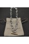 David Yurman Donna Madison Toggle Collana a Catena in Argento Sterling, Oro Giallo 18 carati 11mm