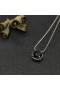 David Yurman Donne Petite Castellana Ciondolo Collana in Argento con Onice Nero 8mm