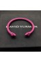 David Yurman Donne del Rinascimento Classico Cavo Braccialetto del Polsino di Rosy Alluminio 5mm