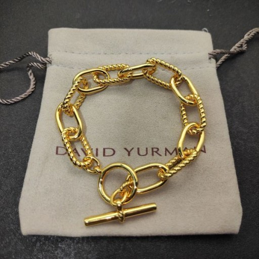 David Yurman女性マディソンを切り替えチェーンブレスレット18K11mm