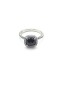 David Yurman Petite Chatelaine Pavéベゼルリングハンドバッグ黒Onyxダイヤモンド7mm