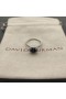 David Yurman Petite Chatelaine Pavéベゼルリングハンドバッグ黒Onyxダイヤモンド7mm