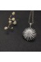 David Yurman女"お守り"ひまわりカスミ草の種子ネックレス
