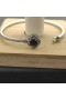 David Yurman女子Petite Chatelaineバングルブレスレットハンドバッグの黒ダイヤモンド3mm