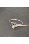 David Yurman女子Petite Chatelaineバングルブレスレットハンドバッグの黒ダイヤモンド3mm