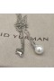 David Yurman女子ソラのペンダントネックレスハンドバッグと真珠やダイヤモンド8mm