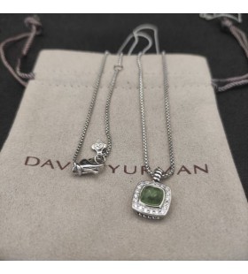 David Yurman女性のアルビオンのペンダントハンドバッグとPeridotは、ダイヤモンド11mm