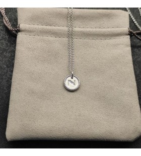 David Yurman女性の初期の魅力ネックレスハンドバッグのダイヤモンドN
