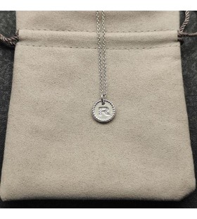 David Yurman女性の初期の魅力ネックレスハンドバッグのダイヤモンドR