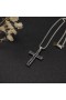 David Yurman Chevron Kryss Anheng i Sterling Sølv med Sorte Diamanter Online 33mm