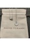 David Yurman Opprinnelige Sjarm i Sterling Sølv med en Diamant Y